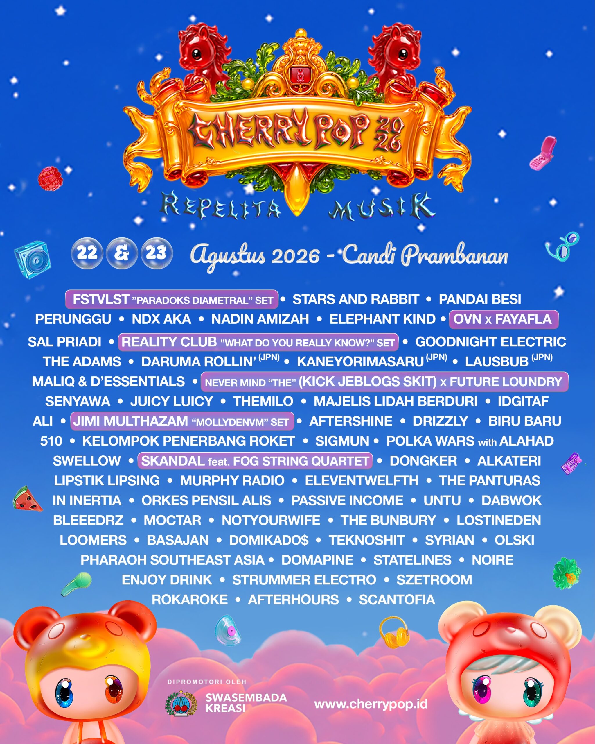 Cherrypop 2026 Siapkan Kolaborasi Tidak Biasa: Musik dan Fashion Show
